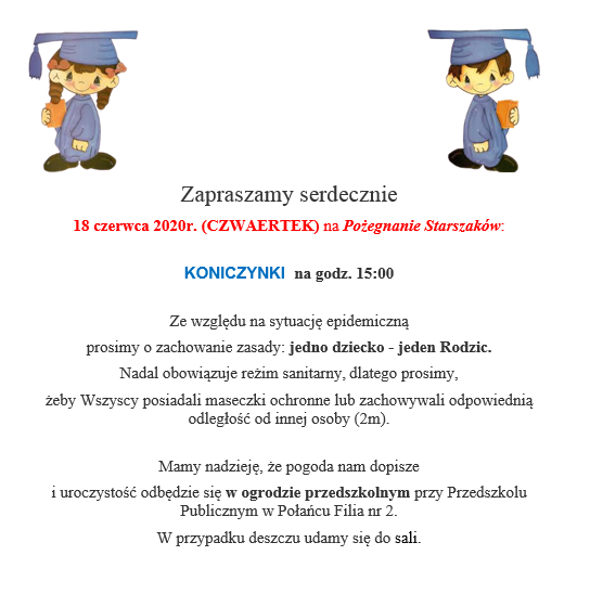 Pożegnanie przedszkola F2