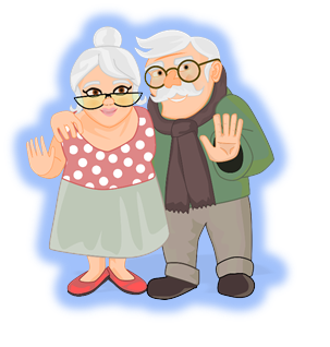 Babcia i dziadek zdjecie 2021