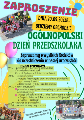 Dzień Przedszkolaka 2022 NOWY