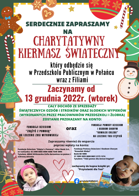 Green and Red Illustrated Christmas Fair Invitation 3 1