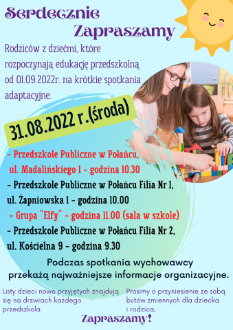 Niebiesko żółty zabawny plakat półkolonie dla dzieci 2