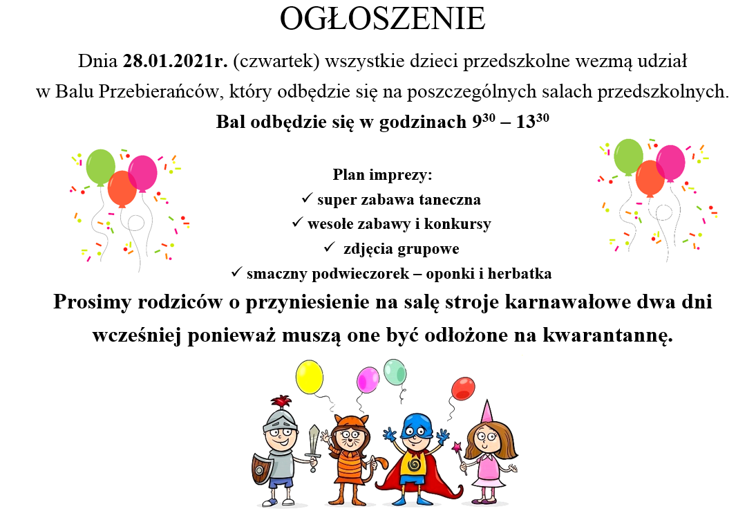 Ogłoszenie BAL 2021
