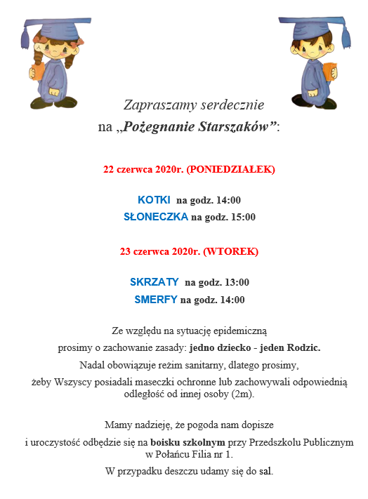 PP 2020.Pożegnanie przedszkola F1