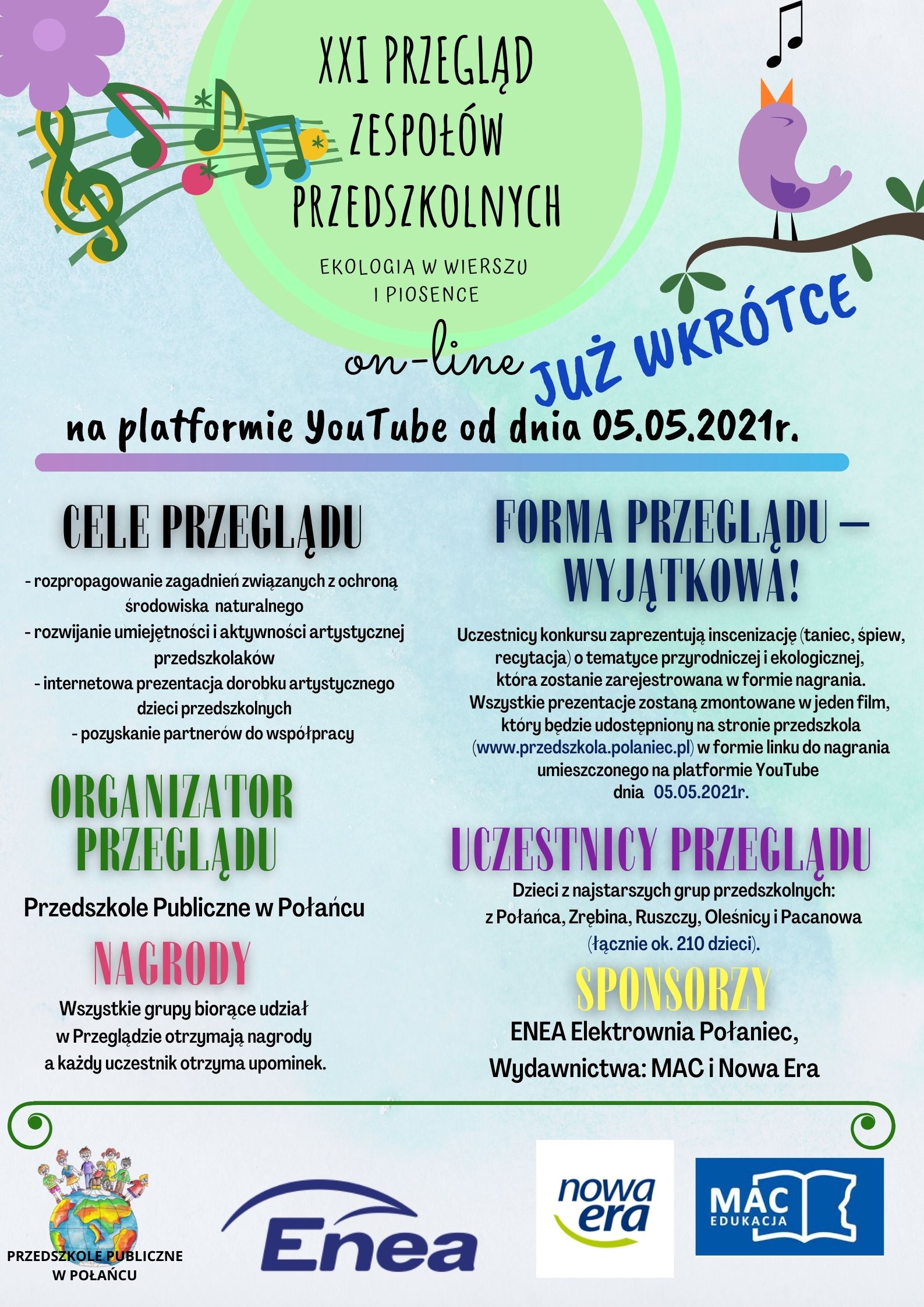 XXI PRZEGLĄD zespołów przedszkolnych 1