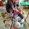 Zabawy Jeżyków z darami Froebla