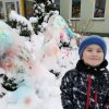 Jeżyki malują śnieg