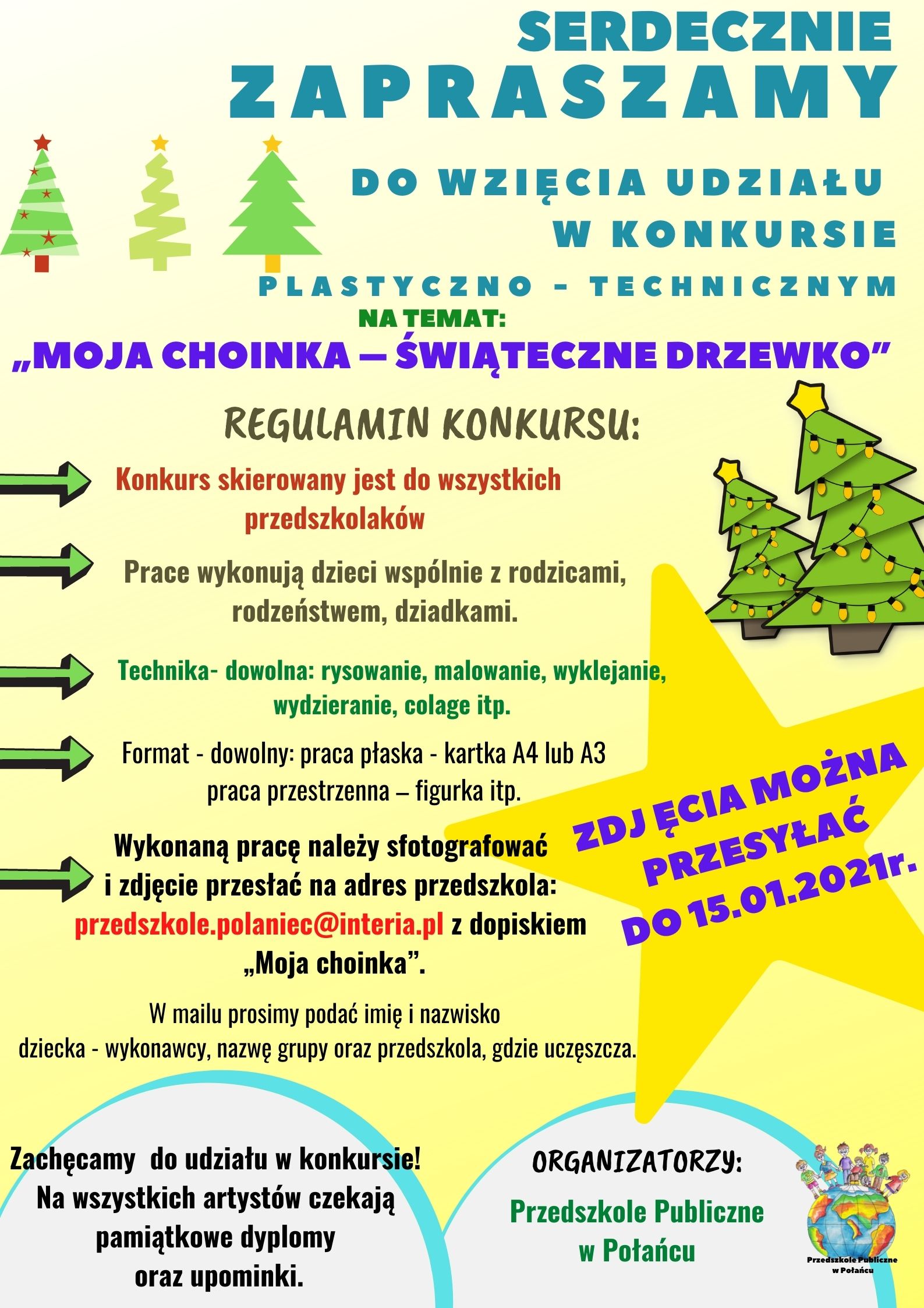zapraszamy konkurs choinka
